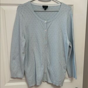 Talbots Light Blue Women's Cardigan
